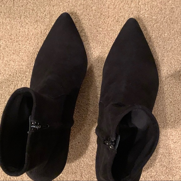 Loeffler Randall Kassidy Kitten Heel Bootie, Black Suede - Picture 13 of 16